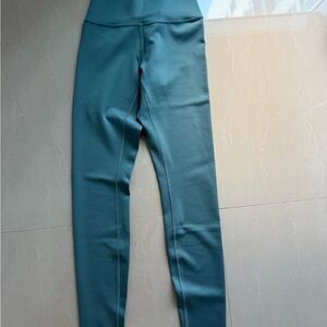 ALO teal High-Waisted Leggings size small